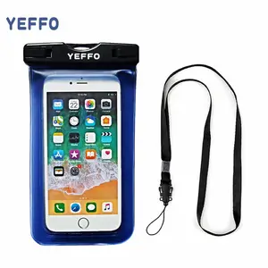 Yeffo capa flutuante para celular, acessórios móveis de natação à prova d' água universal para iphone