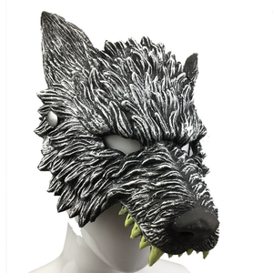 Disfraz de lobo realista de espuma PU para <span class=keywords><strong>Halloween</strong></span>, fiesta de disfraces, actuación en bar. - Product Image 3