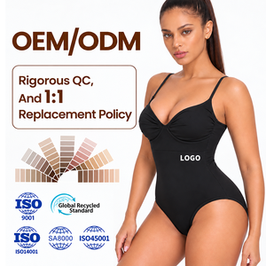 <span class=keywords><strong>Body</strong></span> sculptant intégral sans couture, effet ventre plat et remonte-fesses, maintien moyen, une pièce - Product Image 1