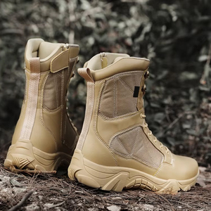 Botas TSB01 ultraligeras de cuero de vaca de gamuza, transpirables para verano, con cremallera lateral, tácticas, al por mayor, CN GUA, otros accesorios - Product Image 5