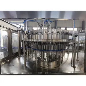 Máquina de llenado de bebidas carbonatadas Lebaling de tapado de carbono de Soda líquida de alta eficiencia 12000BPH