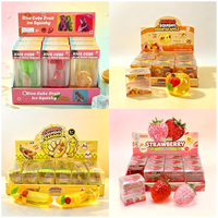 Jouet Squishy en Vaseline en Forme de Fruit, Doux et Anti-Stress, Jouet Fidget Géant pour Halloween, Cadeau Promotionnel - Vente Flash