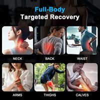 Eveekon Outil de massage des tissus profonds rechargeable 2-en-1 avec base de massage automatique, rouleau musculaire pour le corps entier, jambes, mollets, abdomen, cou
