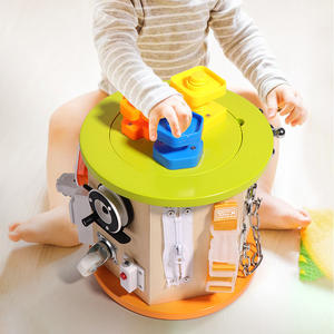 Juguetes <span class=keywords><strong>Montessori</strong></span>, <span class=keywords><strong>Cubo</strong></span> <span class=keywords><strong>de</strong></span> Actividades <span class=keywords><strong>de</strong></span> Madera <span class=keywords><strong>de</strong></span> 8 Caras, 22 Funciones, Desarrollo Cerebral, Coordinación Mano-Ojo, Juguetes Educativos para Niños - Product Image 4