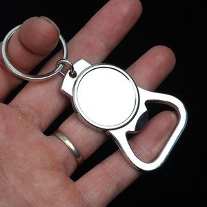 Cjx Factory Wholesale Custom Metal <b>Key</b> Chain Stainless Steel <b>Blank</b> Engraving Keychain With Logo Bottle Opener - Product Image 3