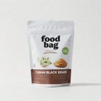Sachets Doypack pour emballage alimentaire avec fenêtre, fermeture zip, impression héliogravure, résistants à l'humidité, pour aliments secs, snacks et conserves