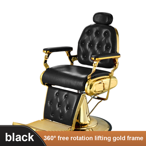 Jincheng nero salone di moda mobili americani parrucchieri sedia di sollevamento poltrona da barbiere negozio di parrucchiere sedia - Product Image 6