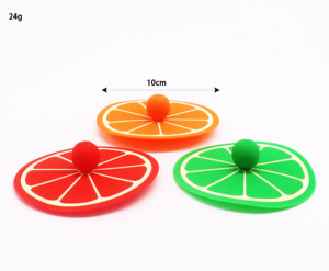 ฝาปิดถ้วยชาและกาแฟทำจากซิลิโคนสีสันสดใสขนาด4นิ้ว - Product Image 4