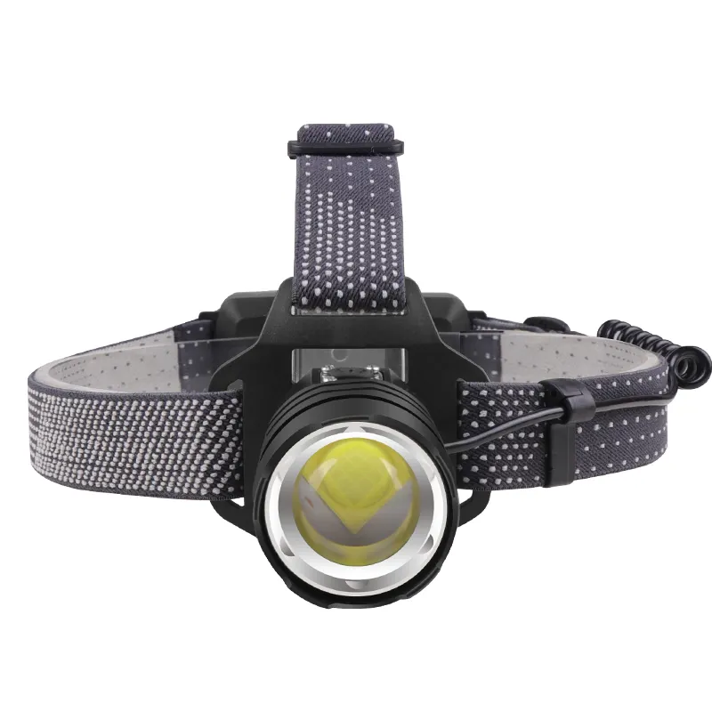 Powerful Led Headlamp Head Lamp Usb Rechargeable Headlight Waterproof Fishing Light Use Battery