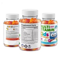 Gommes multivitaminées immunitaires pour enfants, soutien nutritionnel quotidien, sans gélatine, végétariennes, disponibles en OEM