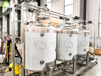 Système de nettoyage automatique CIP, équipement de nettoyage en acier inoxydable de qualité alimentaire pour les usines laitières, de boissons, de brasseries et alimentaires
