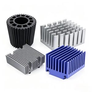 Radiateur en aluminium personnalisé pour circuits imprimés, dissipateurs thermiques pour LED, refroidisseur pour amplificateurs, transistors, semi-conducteurs - Product Image 1