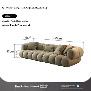 أريكة فاخرة قابلة للتحويل بتصميم عصري محمول لغرفة المعيشة وغرفة النوم والفنادق، طقم أريكة ركنية بسيطة للمنزل - Product Image 6