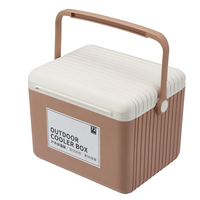Nouvelle glacière carrée originale de 13 L pour le camping, isolation EPS/PU, stockage alimentaire frais en extérieur, boîte à glace, logo et couleur personnalisés