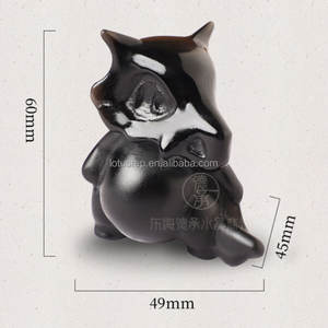 Sculpture en Quartz naturel de grande taille, dessin animé <span class=keywords><strong>Pokemon</strong></span> artisanat ensemble pi <span class=keywords><strong>Umbreon</strong></span> - Product Image 5