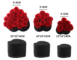 Vente flash - Cadeau <span class=keywords><strong>pour</strong></span> la fête des mères - Boîte de roses éternelles - Rosa Preservada - Boîte de roses préservées - Rose éternelle dans une boîte - Product Image 6