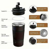 Termo de Acero Inoxidable, Taza Aislada de Doble Capa, Antiderrames, para Viajes, Deportes, Botella de Vacío Portátil para Exteriores