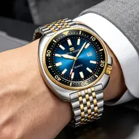 Montre pour homme VA VA VOOM, surface dégradée argent-or, quartz, acier inoxydable, résistante à l'eau, tendance, 2473