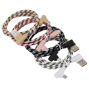 Câble de données Micro USB 1m fil de Charge rapide 90 degrés câble de <span class=keywords><strong>chargeur</strong></span> Micro USB pour ligne de Charge de téléphone <span class=keywords><strong>Samsung</strong></span> Android - Product Image 6