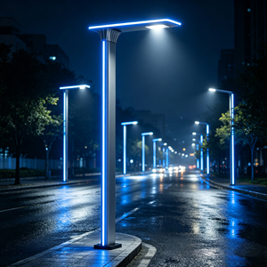 เสาไฟ LED สำหรับตกแต่งภูมิทัศน์ระดับไฮเอนด์ ผลิตตามสั่งจากโรงงาน กันน้ำระดับ P65 ทำจากอะลูมิเนียม เหมาะสำหรับพื้นที่ชุมชนและไฟถนนเชิงพาณิชย์ - Product Image 3