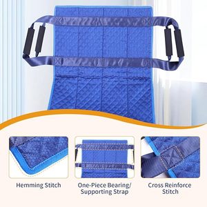 Sangle de transfert portable personnalisée pour lit, chaise, canapé, aide au déplacement rembourrée avec sangles de sécurité, sangle de transfert pour patient - Product Image 1