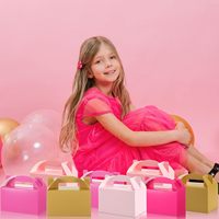 Fournitures de fête thème licorne boîte-cadeau licorne emballage pour cadeaux de fête boîtes de décoration