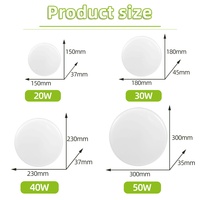 Haute qualité nordique moderne intérieur blanc rond plafonnier pour salon chambre décoration panneau lumières LED plafonnier