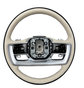 Volante de Cuero para Automóvil Land Range Rover <span class=keywords><strong>Evoque</strong></span> L538 L551 2011 en Adelante, Range Rover <span class=keywords><strong>Evoque</strong></span> Convertible L538C 2016 a 2019 - Product Image 4