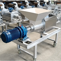 Déchets alimentaires bouse de vache pulpe de sulfite asséchant le fumier de poulet extrudant le séchoir Machine d'assèchement fumier de porc séparateur solide-liquide