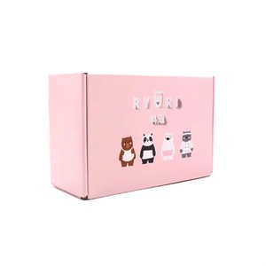 <span class=keywords><strong>Caja</strong></span> <span class=keywords><strong>de</strong></span> Envío Plana Personalizada <span class=keywords><strong>de</strong></span> Cartón Corrugado Kraft Rosa - Product Image 2