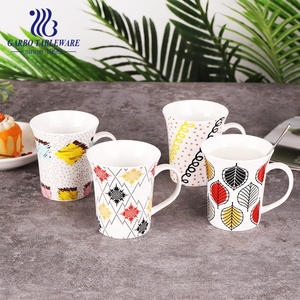 Trung Quốc Nhà Máy Giá Rẻ 8Oz Sơn Cao Trắng Gốm Cappuccino Latte Cốc Sữa Sứ Cốc Cà Phê - Product Image 6