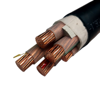 Cable de Alimentación Industrial de Bajo Precio, 5x10mm, Núcleo de Cobre, Aislamiento XLPE, 0.6/1kV, con Revestimiento de PVC