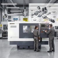 Machine de rectification verticale de précision CNC Lingyu VMC1370, tour 4 axes, haute précision, pour composants de pompe, utilisée pour la découpe de métaux
