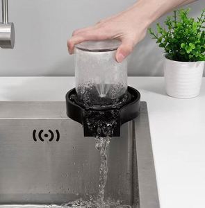 Offre Spéciale : Rinse-verre automatique avec buses de pulvérisation d'eau sous pression pour tasses à café, évier de cuisine et nettoyage de biberons - Product Image 5
