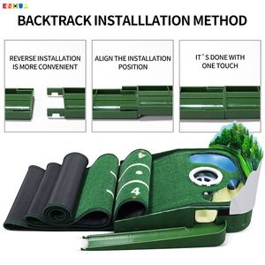 New Design Golf Harzard Putting Mat Practice Mat Premium Golf Putting Mat 3D Simulation <strong>Background</strong> Board Factory Supply - Product Image 5