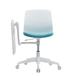 China Supplier Stackable training Chairs professional school desk Chair with writing board