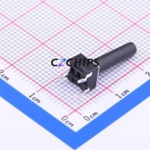 3-1825910-1 Tactile Switch Through hole Component (THT)-4P,6x6mm Switch Single Pole Single Throw Round Button 1.6N Through Hole - Product Image 2