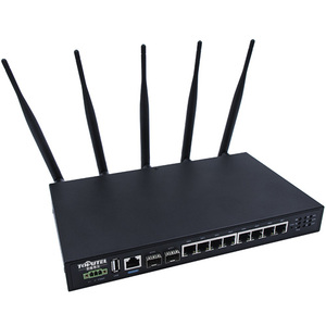Đầy đủ Gigabit GPS 4 gam LTE công nghiệp <span class=keywords><strong>Router</strong></span> với 8 Ethernet 2 SFP Cáp quang hỗ trợ GRE, L2TP, <span class=keywords><strong>IPSec</strong></span>, vxlan cho doanh nghiệp - Product Image 2