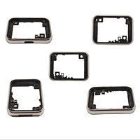 Pièces de technologie électronique de précision moulées par injection OEM, processus de galvanoplastie de surface, accessoires de cadre en acier inoxydable
