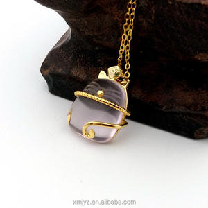 สร้อยคอเงินแท้ 925 ชุบทอง ลายโทโทโร่สีแดงร้อนแรง ประดับคริสตัลสีชมพู นำโชค สร้อยคอโทโทโร่เพื่อนรัก ร้านเครื่องประดับ Vibrato Ins <span class=keywords><strong>Wechat</strong></span> - Product Image 2