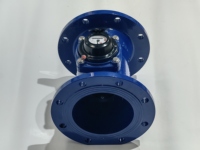 Compteur d'eau à aubes spirales détachables en fonte Chen Shuo, raccord à bride, faible consommation d'énergie, protection contre les surcharges, OEM/ODM