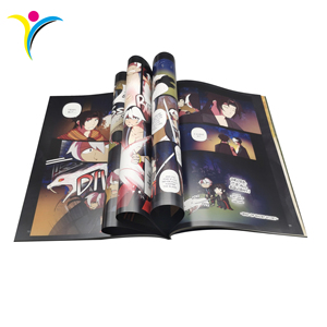 Magazine à couverture souple de haute qualité avec reliure parfaite personnalisée avec couverture en feuille d'or Impression offset couleur pleine sur papier d'art - Product Image 3