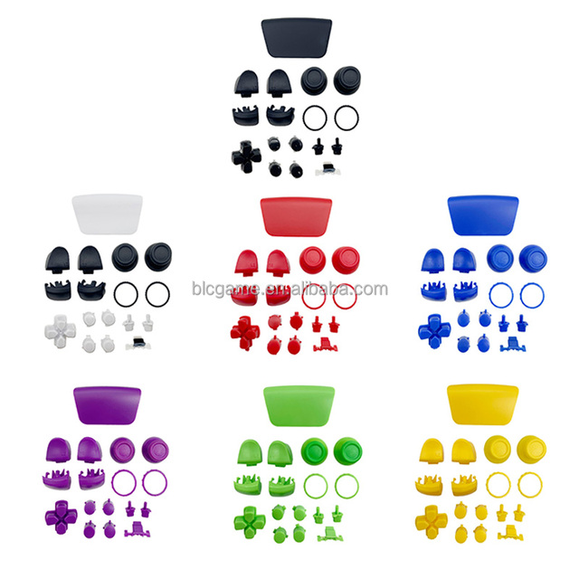 For PS5 V1.0/V2.0/V3.0 Full Set Buttons Joystick Controller Mod Kit Replacement for PS5 Replacement Button for PS5