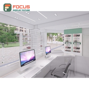 Professional Store Interior Solid Wood Glass Display Case Interior Design Beauty Retail Design - Product Image 5