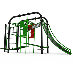 Grande glissoire en plastique pour enfants d'extérieur avec matériau PE pour les jardins publics et éducatifs - Product Image 4