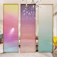 Verre artistique renforcé personnalisable, 8 mm d'épaisseur, cadre en acier inoxydable, design moderne, durable, écologique, facile à nettoyer, salle de bain