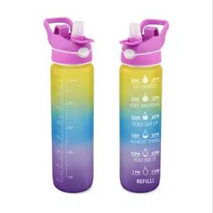 1000ml Hot Sale Spray Sport Moisturizing Drinking Water Bottle Portable Plastic Bike Bicycle Gym Shaker My Water Bottles