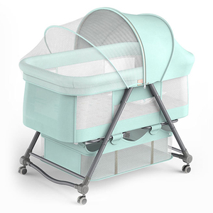 Nuevo Juego de Cama Plegable de Diseño Moderno para Bebés, Cuna para Dormir, Cunas para Niños, Camas Columpio, Cuna Colecho para Recién Nacidos - Product Image 1