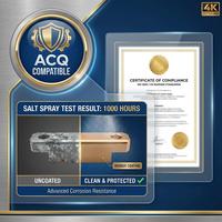 Tornillos para Madera de Acero al Carbono con Cabeza Torx T25, Recubiertos de Bronce, con Punta Tipo 17 y Rosca Dentada