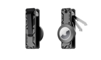 Organisateur de clés intelligent pour étui AirTag avec clip ceinture, porte-clés métallique anti-perte, porte-clés AirTag, outil EDC à clip de poche